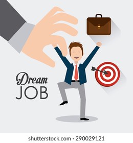 Job digital design, vector illustration eps 10