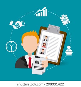 Job digital design, vector illustration eps 10