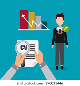 Job digital design, vector illustration eps 10