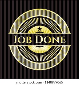 Job Done shiny badge