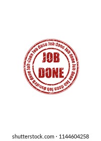 Job done stamp