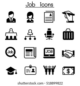 Job & Employment icon set