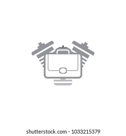 Job Engine Logo icon Design