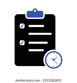 Jobprüfung Icon, Vektorgrafik