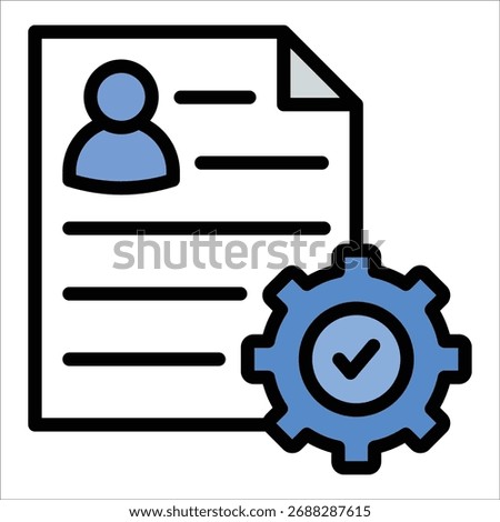 Job Expectations Icon Element For Design