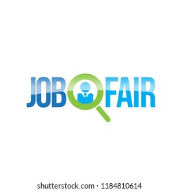 Job Fair Colourful Creative Vector Logo