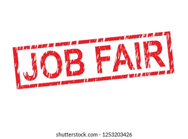 Job fair Icon Vector stamp