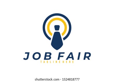 Job Fair Logo Icon Vector Isolated