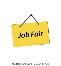job fair text on white background