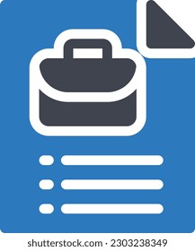 job file Vector illustration on a transparent background.Premium quality symbols.Glyphs vector icon for concept and graphic design.