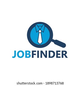 Job Finder Logo Template Design