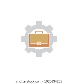 Job Gear Logo Icon Design