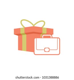 Job Gift Logo Icon Design
