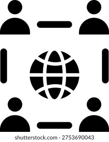 Job Glyph Icon Vector Design