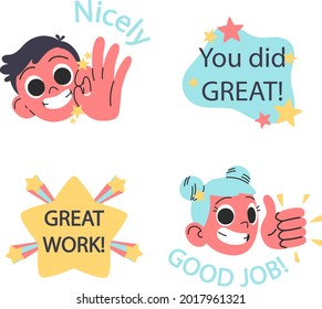 626 School Reward Stickers Images, Stock Photos & Vectors 