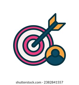 job hiring fille color icon. vector icon for your website, mobile, presentation, and logo design.