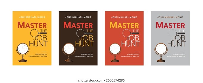 Job Hunt Book Cover Template. Elegant,
Professional Book Cover Template Design
for Career Success.
