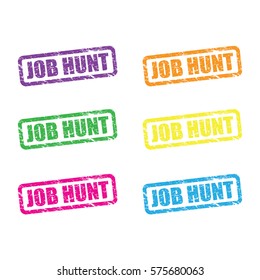 job hunt stamp set
