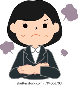 job hunting girls student fury.eps
This is a vector illustration.