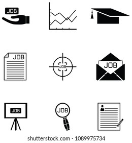 job icon set