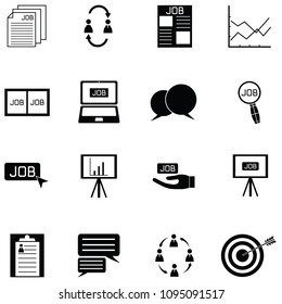 job icon set