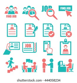 job icon set