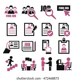 job icon set