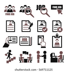 job icon set