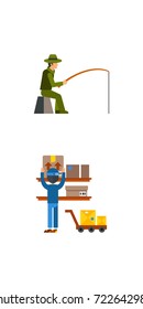 Job icon set