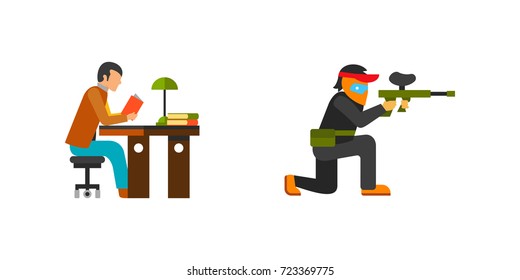 Job icon set