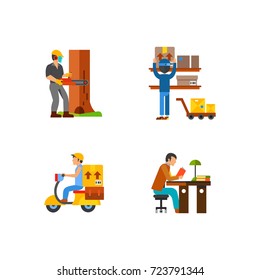 Job icon set