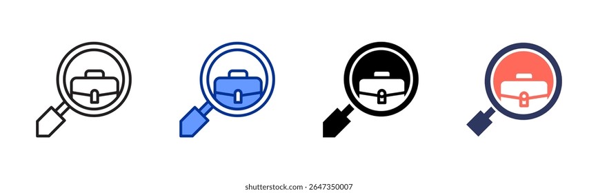 Job icon sheet multiple style collection