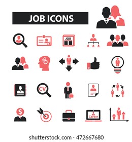iconos de trabajo