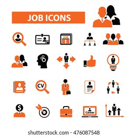 iconos de trabajo