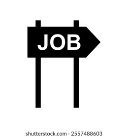 Job illustrated on white background