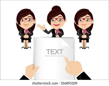 Job interview concept