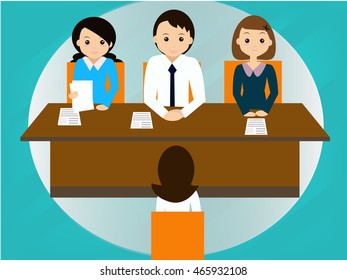 Job Interview Concept Stock Vector (Royalty Free) 465932108 | Shutterstock
