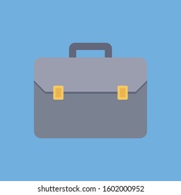 Job Interview Flat icons for briefcase  & bag 