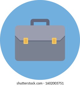 Job Interview Flat icons for briefcase  & bag 