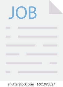 Job Interview Flat icons for CV  & recruitment 