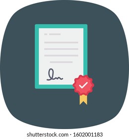 Job Interview Flat icons for degree & diploma