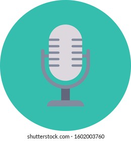 Job Interview Flat icons for media &  music