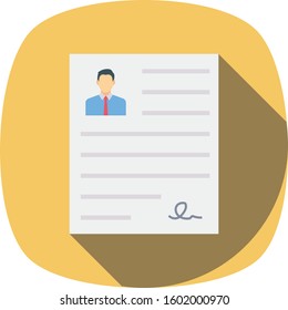Job Interview Flat icons for resume &  career