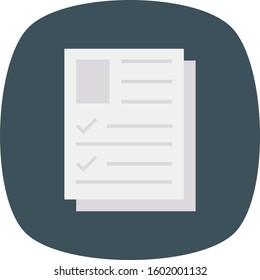 Job Interview Flat icons for resume &  career