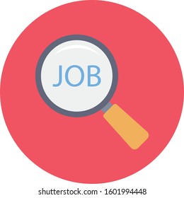 Job Interview Flat icons for search  & find 