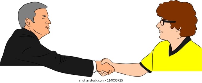 Job Interview Handshake