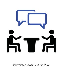 Job interview Icon, Vector graphics