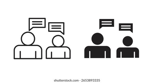 Ilustração vetorial do ícone da entrevista de emprego em um plano de fundo transparente.
