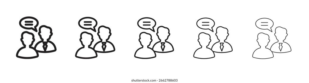 Job interview icon for your web site design, logo, app, UI.