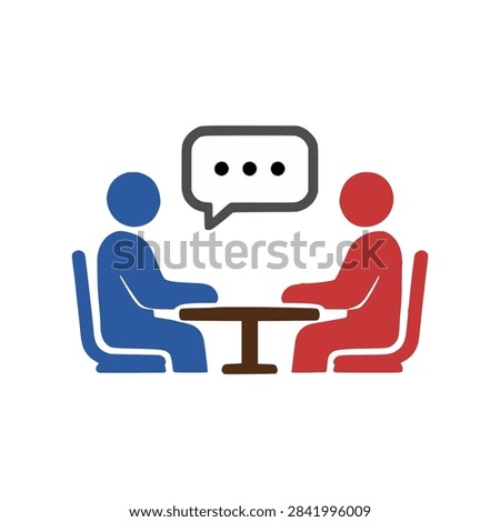 Job Interview Meeting Two People Conversation